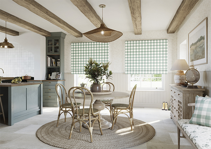 Gingham, Daws - Roman Blind - Image 6